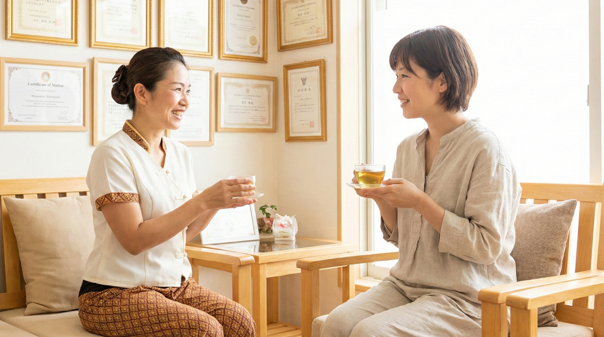 タイ古式マッサージ店選びで後悔したくない方必見。300件以上のサロンを巡った専門家が、技術力の見極め方、写真から読み取る清潔感、口コミの裏側など、優良店を選ぶためのコツを忖度なしで伝授します。