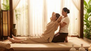 タイ古式マッサージの効果や特徴を、300件以上のサロンを巡った専門家が解説。「二人でやるヨガ」とも呼ばれる独自のストレッチが、なぜ肩こりや自律神経に効くのか？その魅力を知れば、あなたも今すぐ体験したくなるはずです。